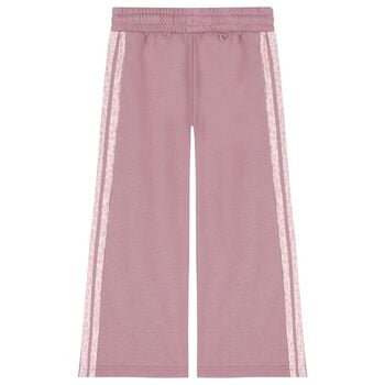 Girls Pink Logo Trousers