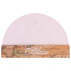 Baby Girls Beige & Pink Geo Map Babygrow Gift Set, 2, hi-res