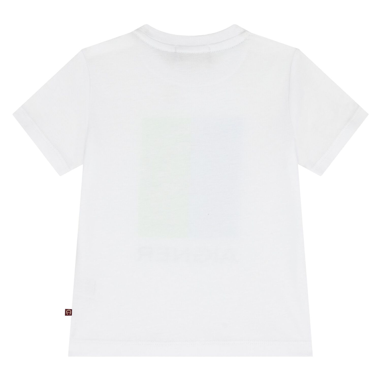 Younger Boys White Logo T-Shirt, 1, hi-res
