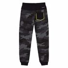 Boys Grey Camo Joggers, 1, hi-res