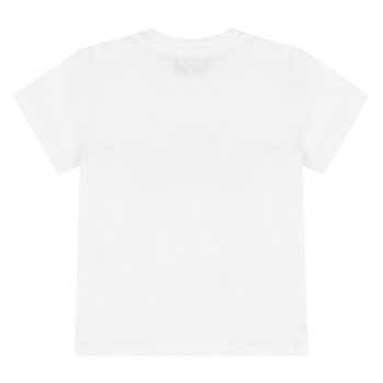 Younger White Teddy Bear Logo T-Shirt