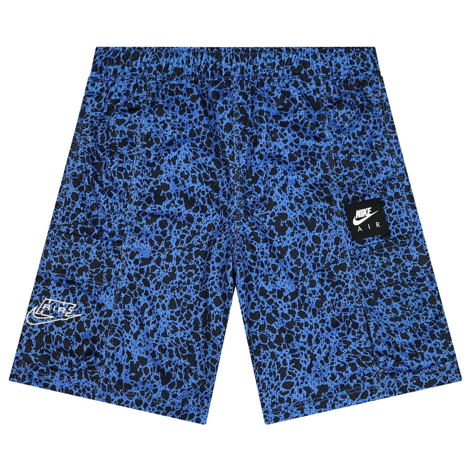 Boys Blue & Black Logo Shorts Set, 1, hi-res