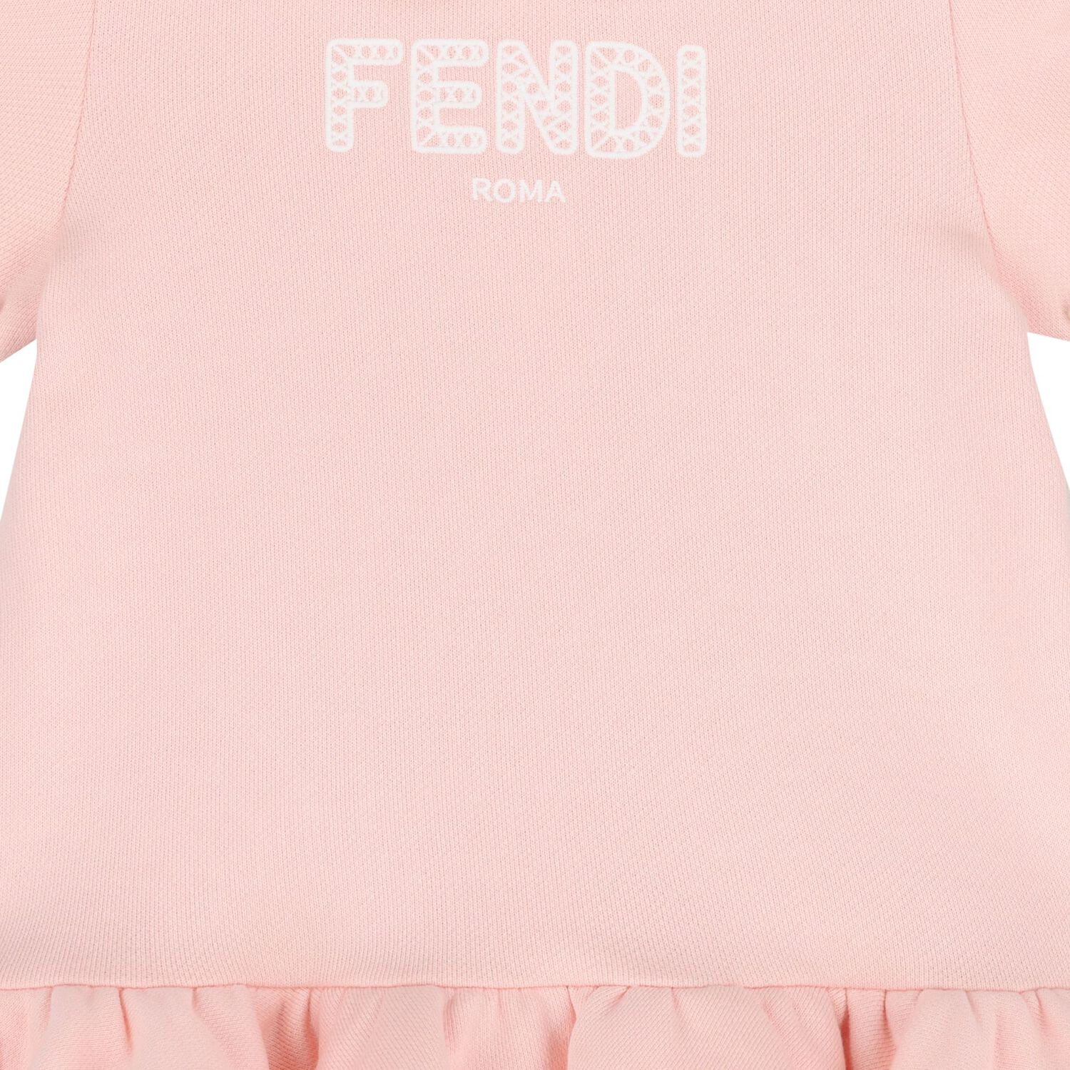 Younger Girls Pink Logo Dress, 1, hi-res