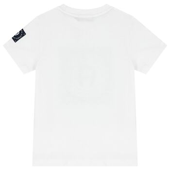 Boys White Logo T-Shirt
