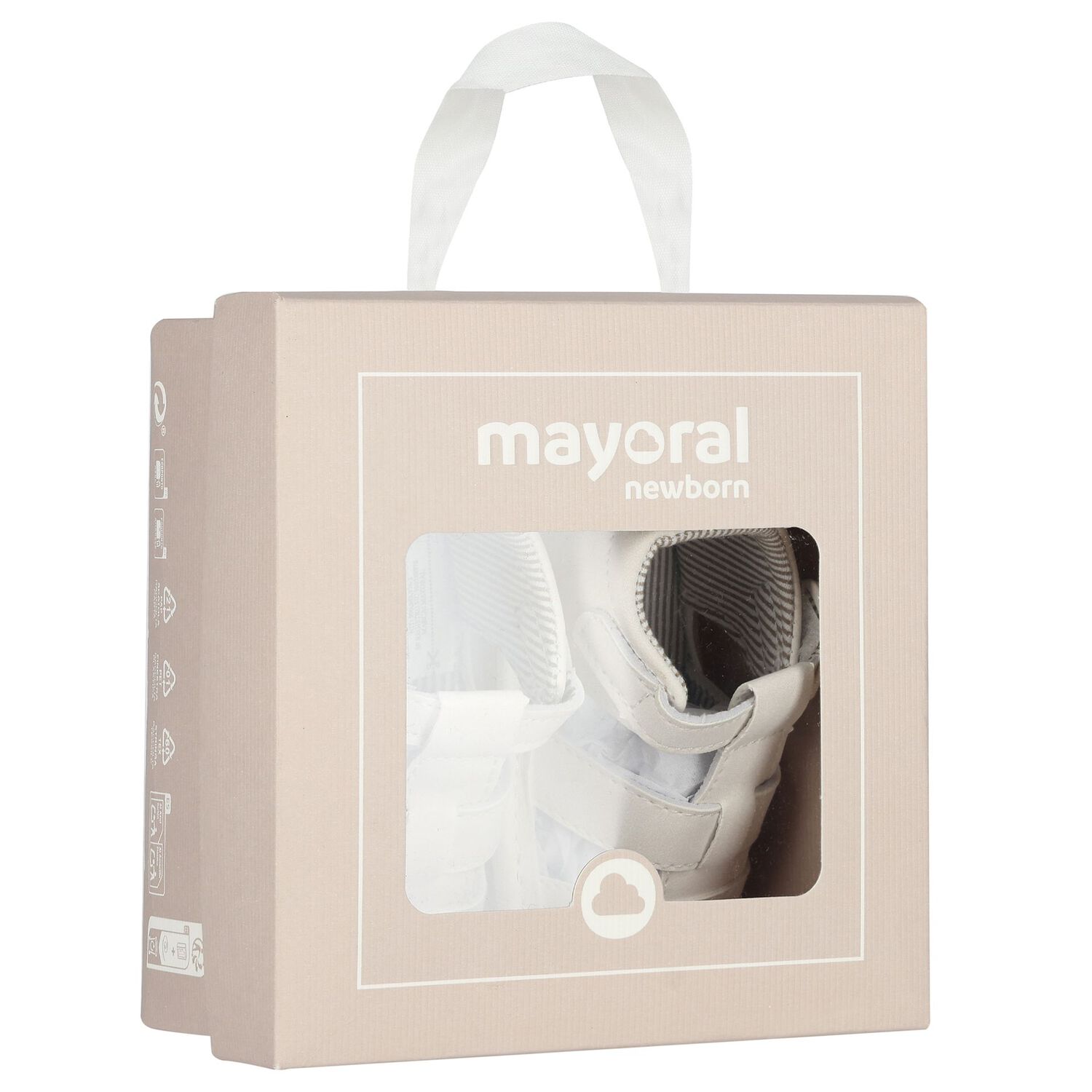 Baby Boys Ivory Sandals, 2, hi-res