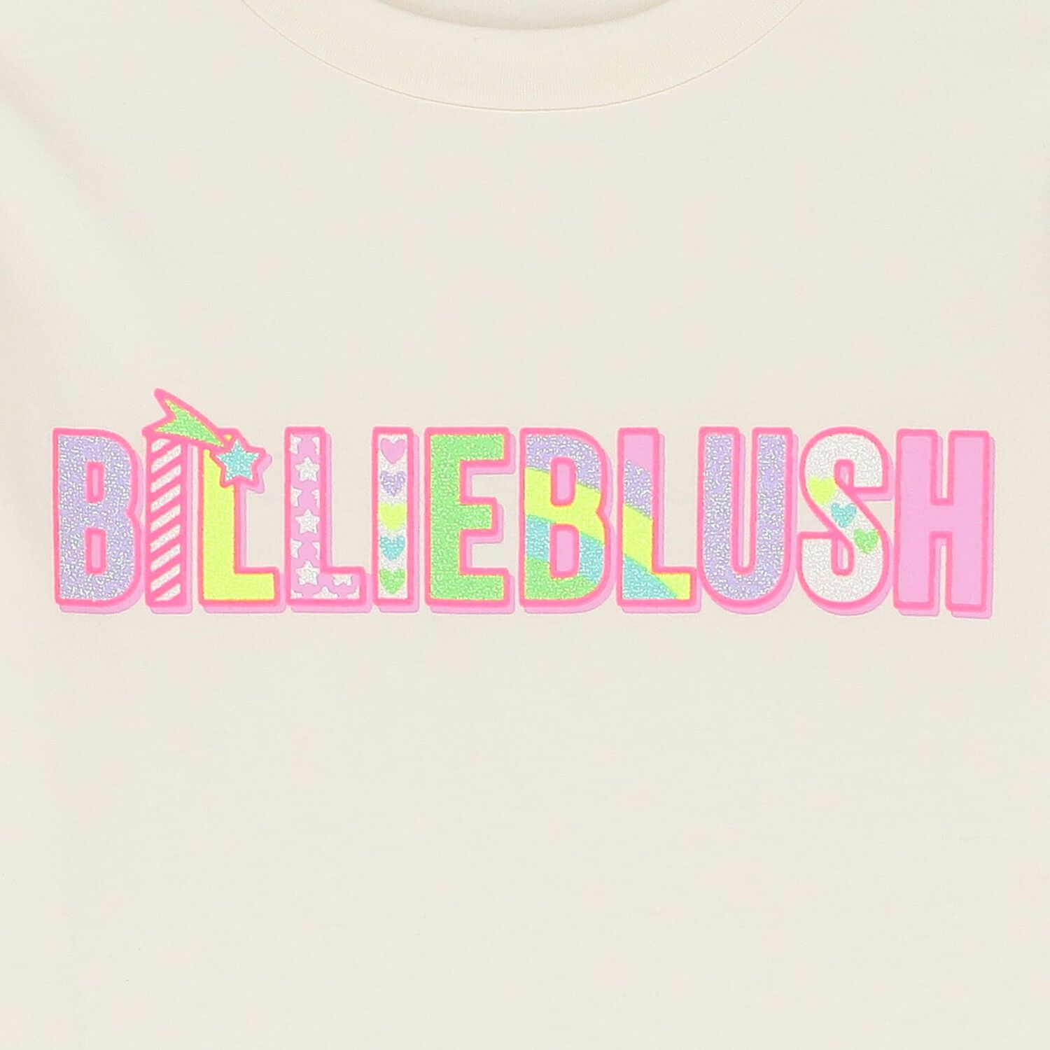 Girls Ivory Logo Long Sleeve Top, 2, hi-res image number null
