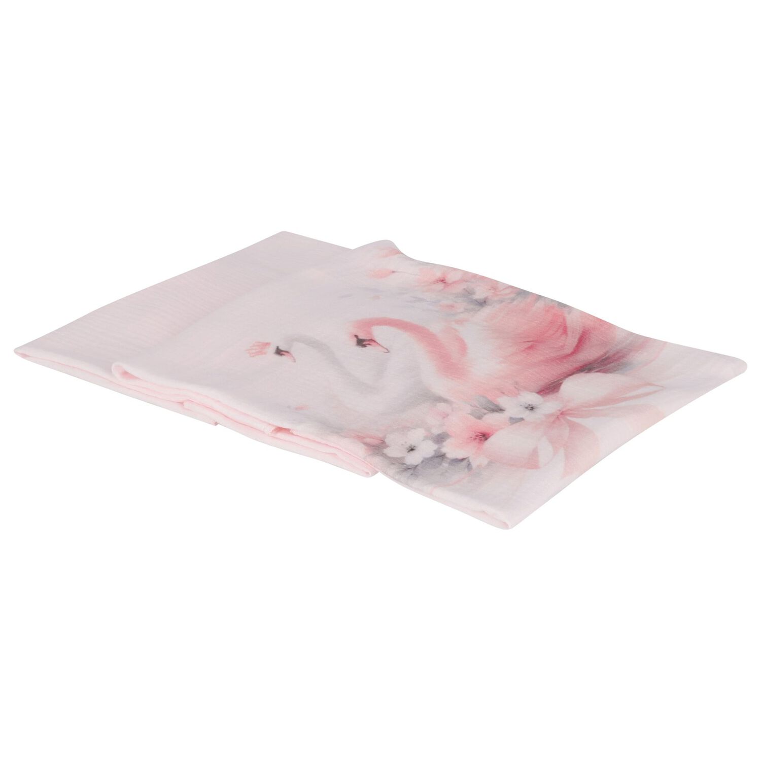 Baby Girls Pink Swan Swaddles ( 2-Pack ), 1, hi-res