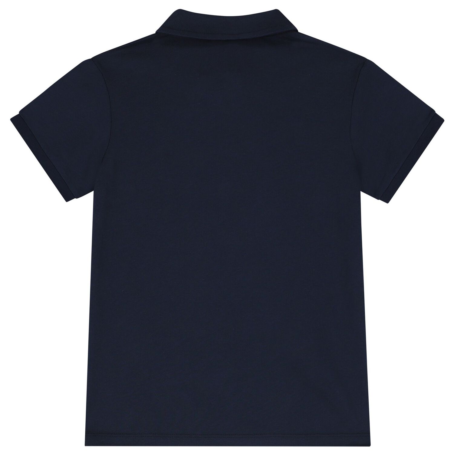 Boys Navy Blue & Gold Polo Shirt, 2, hi-res