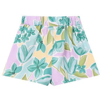 Girls Multi-Coloured Floral Shorts