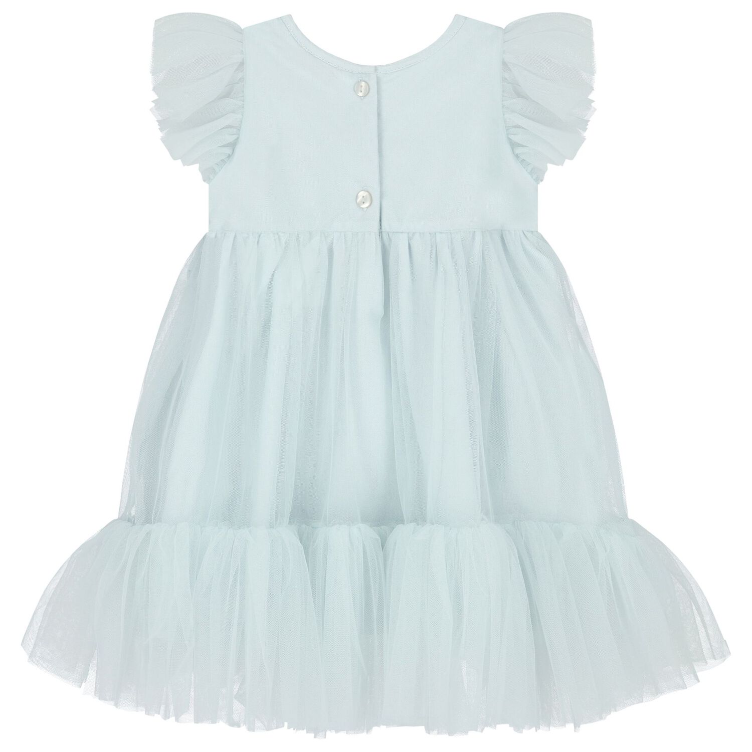 Younger Girls Blue Embellished Tulle Dress Set, 1, hi-res image number null