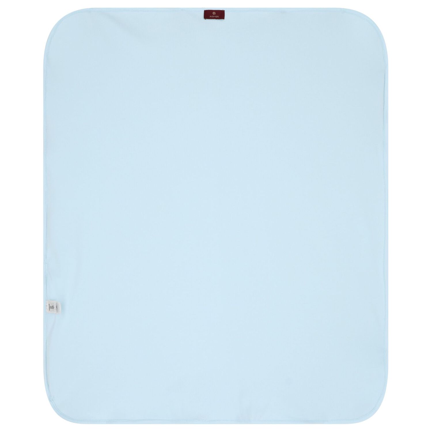 Baby Boys Blue & White Logo Blanket, 2, hi-res