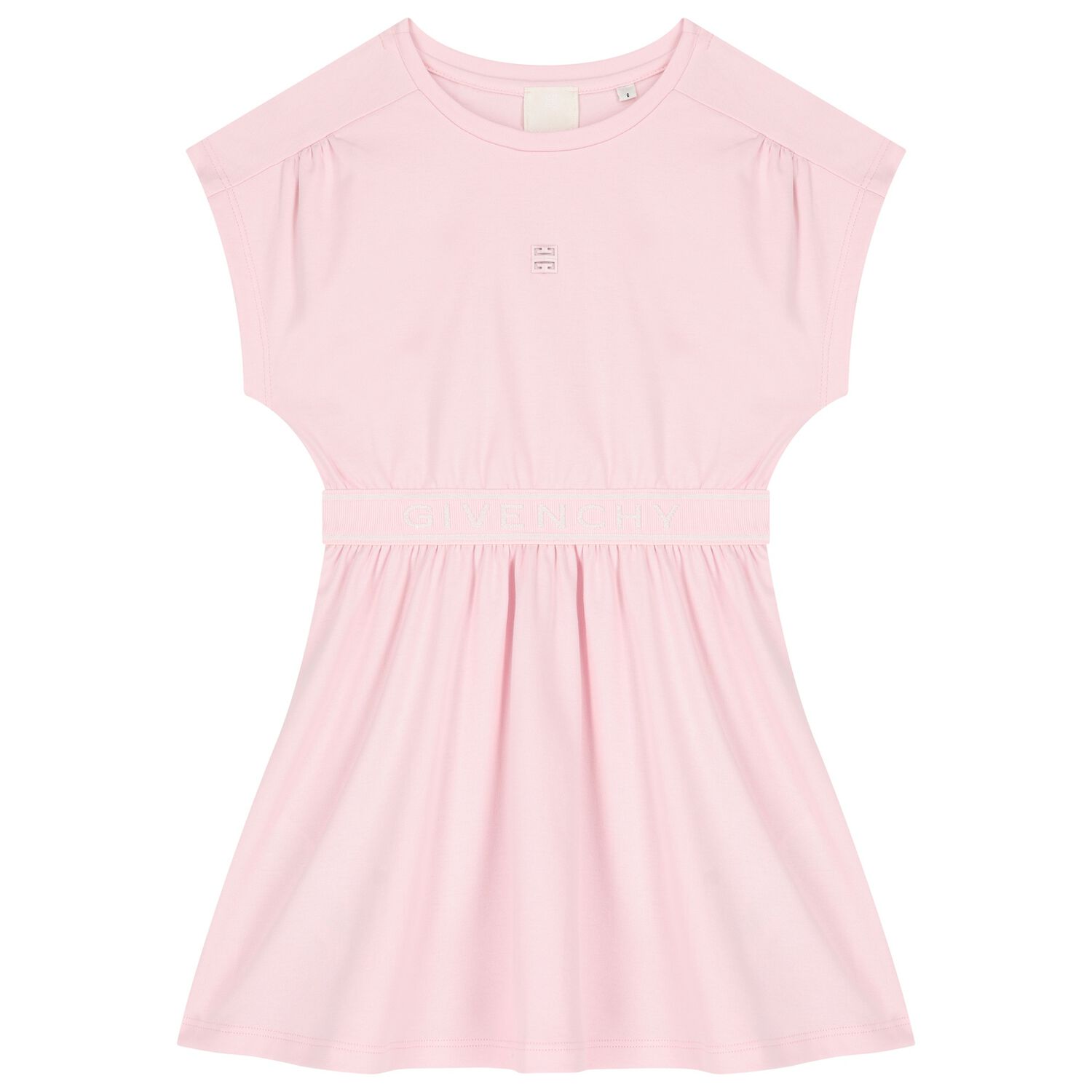 Girls Pink Logo Dress, 1, hi-res