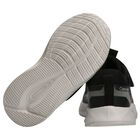 Black Mesh Logo Trainers, 1, hi-res