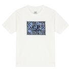 Boys Ivory Logo T-Shirt, 1, hi-res