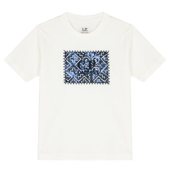 Boys Ivory Logo T-Shirt