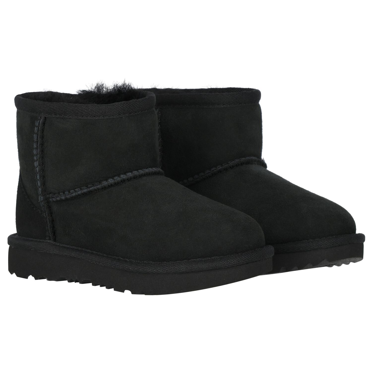 Younger Black Classic Mini II Suede Boots, 1, hi-res image number null