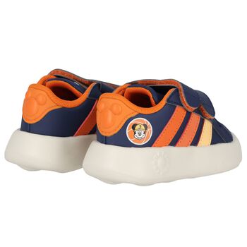 Boys Navy Blue Disney Grand Court Trainers