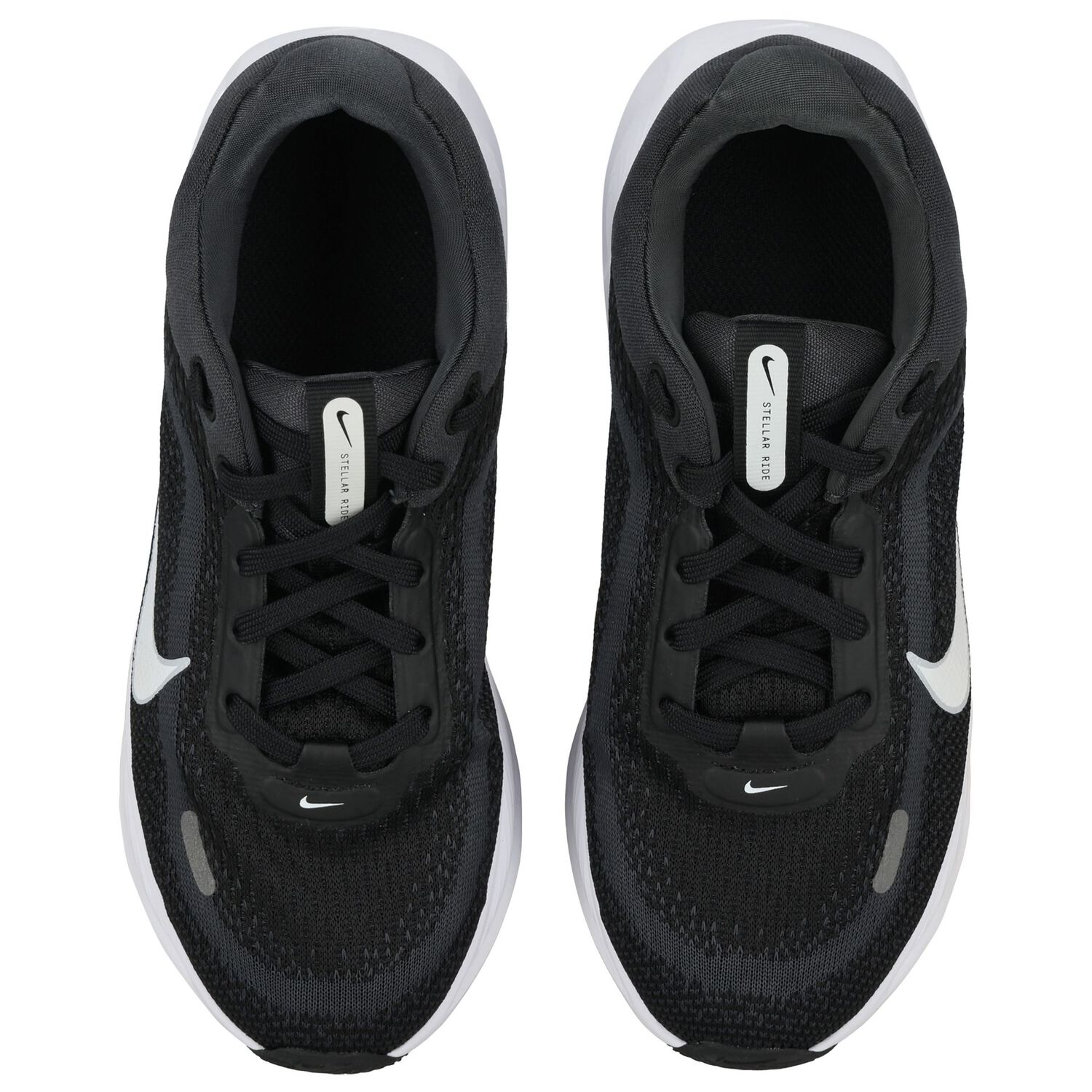 Black Logo Stellar Ride Trainers, 1, hi-res