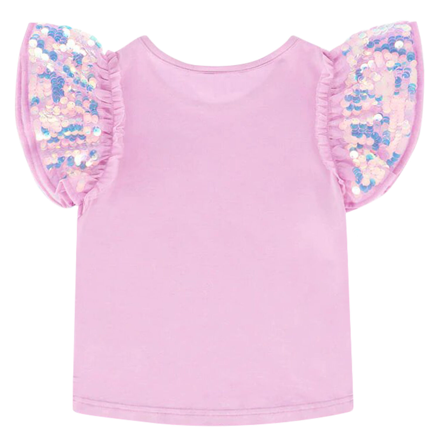 Girls Lilac Sequin Top, 5, hi-res