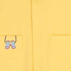 Baby Boys Ivory & Yellow Rompers Set, 1, hi-res