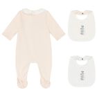 Baby Girls Pink Babygrow Gift Set, 2, hi-res