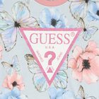 Girls Blue & Pink Floral Butterfly Logo Sweatshirt, 2, hi-res