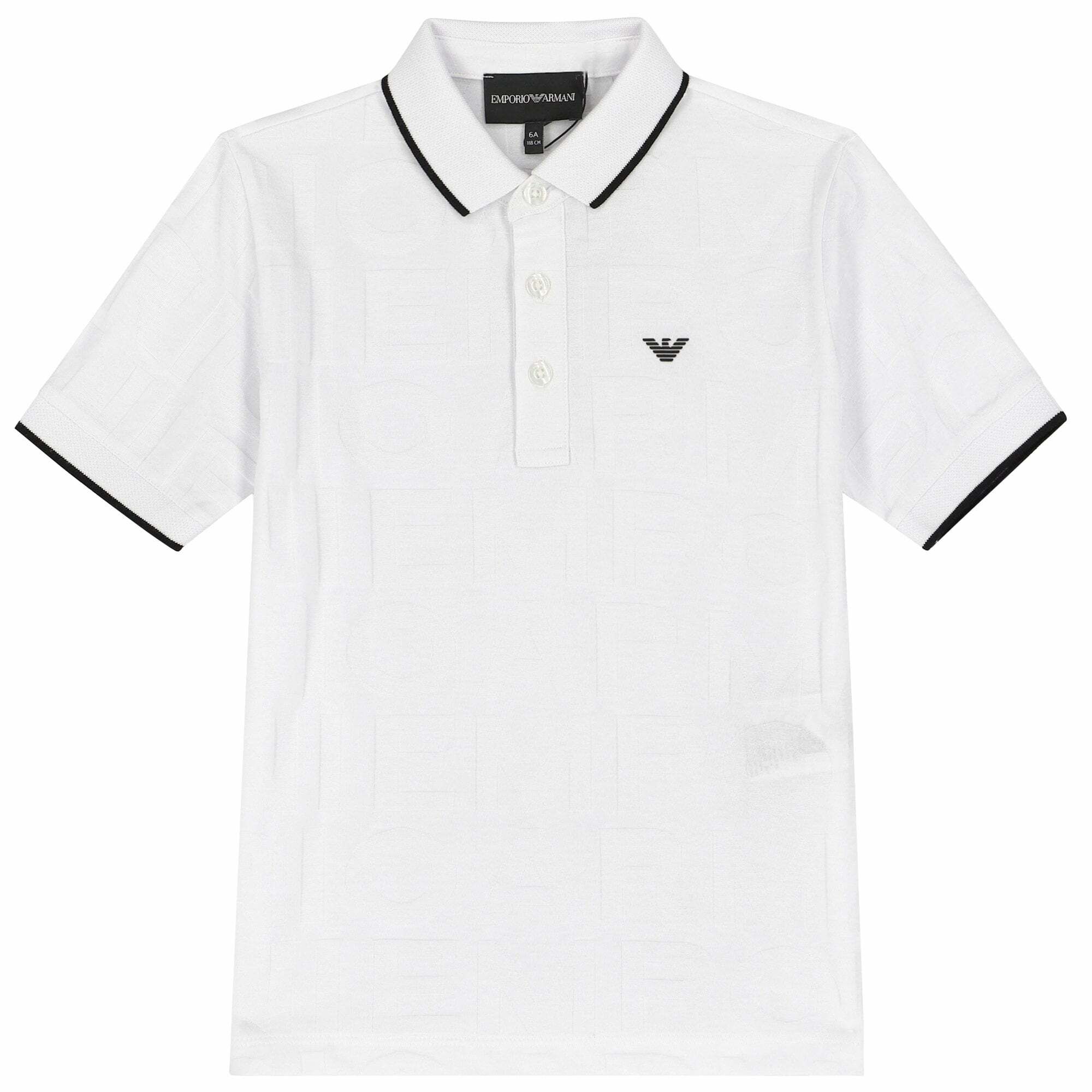 Ea7 junior polo shirt on sale