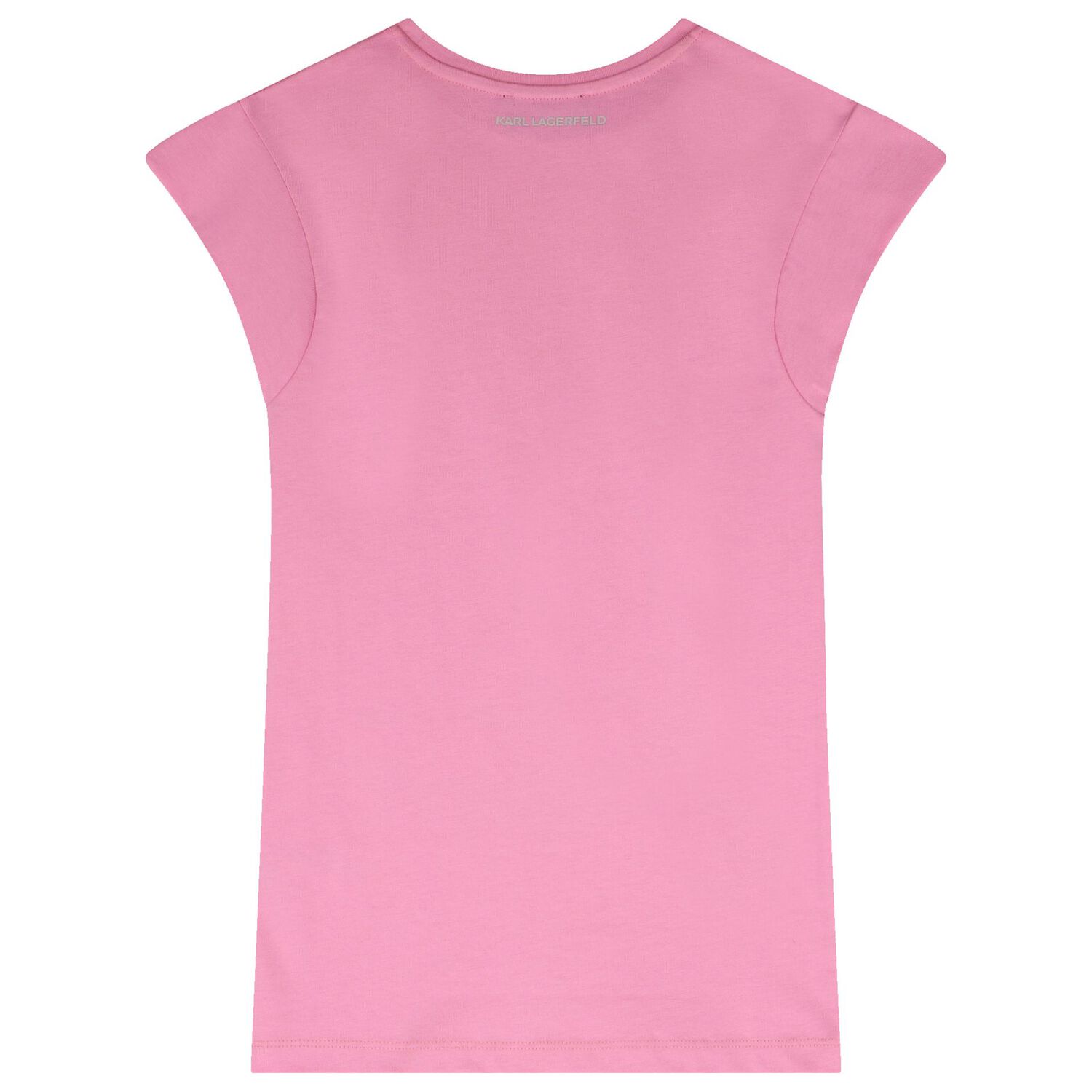 Girls Pink Logo Dress, 1, hi-res