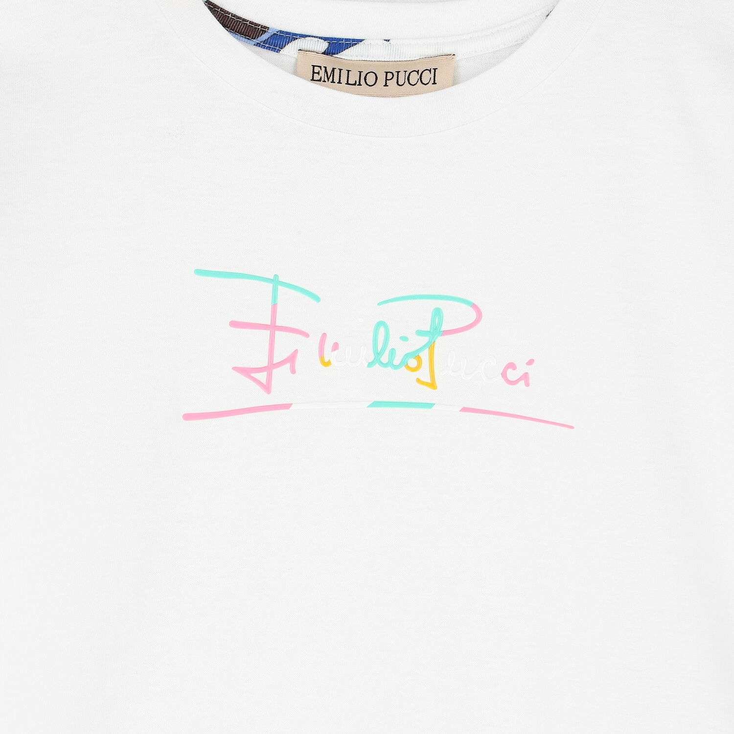 Girls White Logo Dress, 1, hi-res