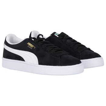Black Suede Classic Trainers