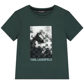 Boys Green Logo T-Shirt