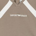 Younger Boys Beige Logo T-Shirt, 1, hi-res