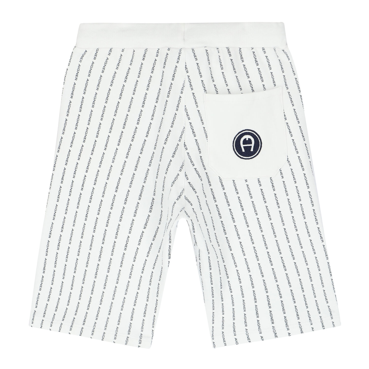 Boys White Logo Shorts, 2, hi-res image number null