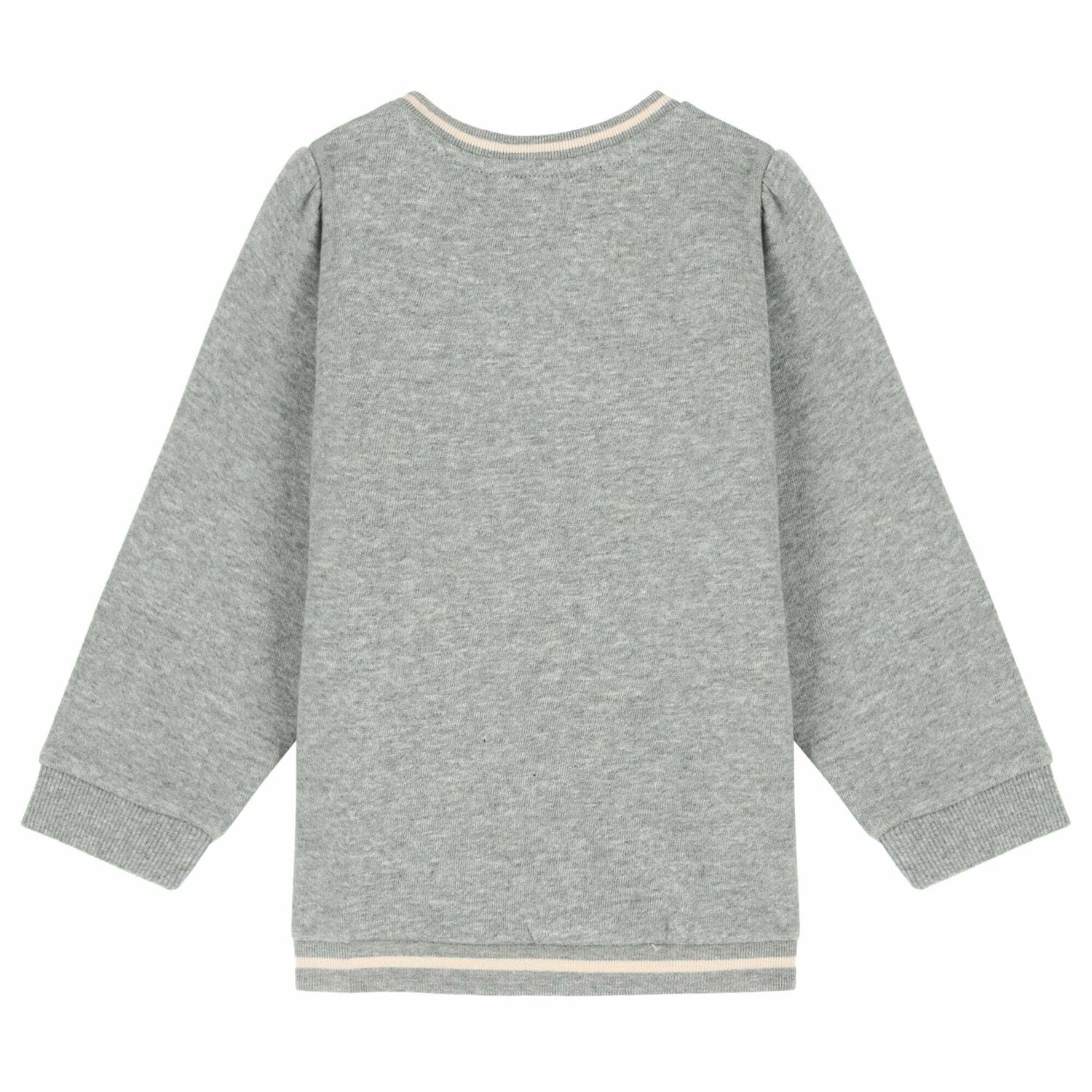 Younger Girls Grey Logo Sweatshirt, 1, hi-res