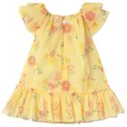 Baby Girls Yellow Tulle dress, 3, hi-res