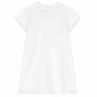 Girls White Tiger Dress, 1, hi-res