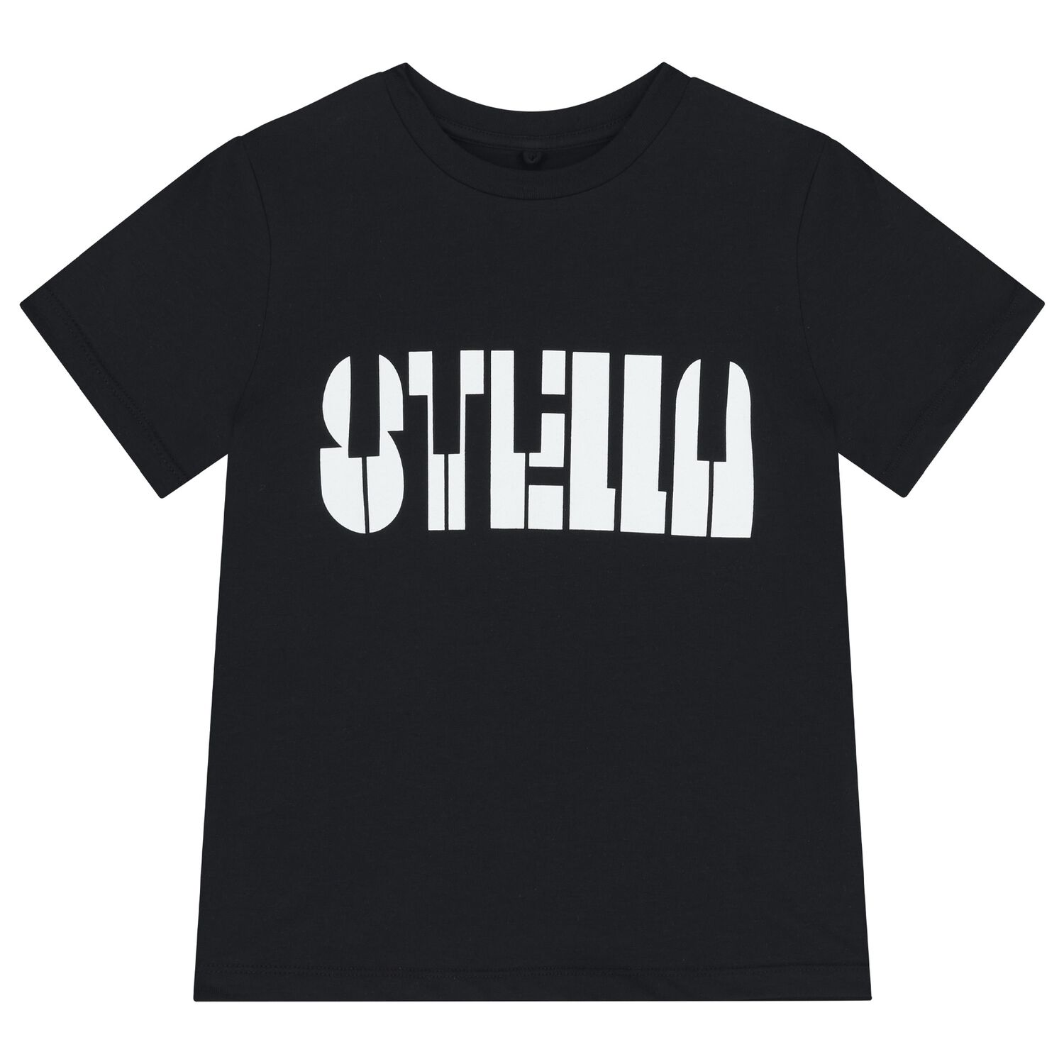 Boys Black Logo T-Shirt, 1, hi-res