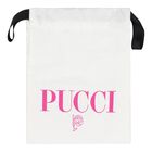 Girls Pink & Ivory Iride Scrunchie, 1, hi-res