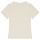 Boys Ivory & Beige Logo T-Shirt ( 2-Pack ), 13, hi-res