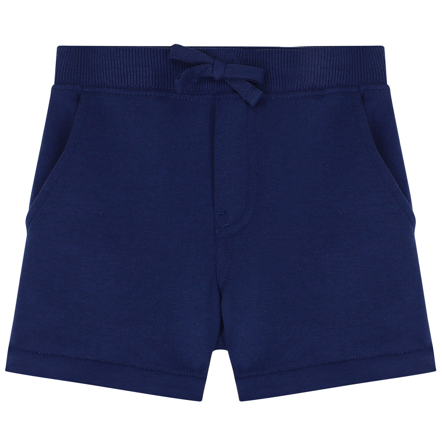 Baby Boys Orange & Navy Blue Shorts Set, 1, hi-res