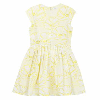 Girls Yellow embroided