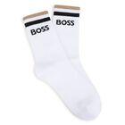 Boys White & Grey Logo Socks ( 2-Pack ), 1, hi-res