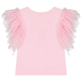 Girls Pink 7th Birthday T-Shirt