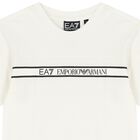 Boys Ivory Logo T-Shirt, 1, hi-res