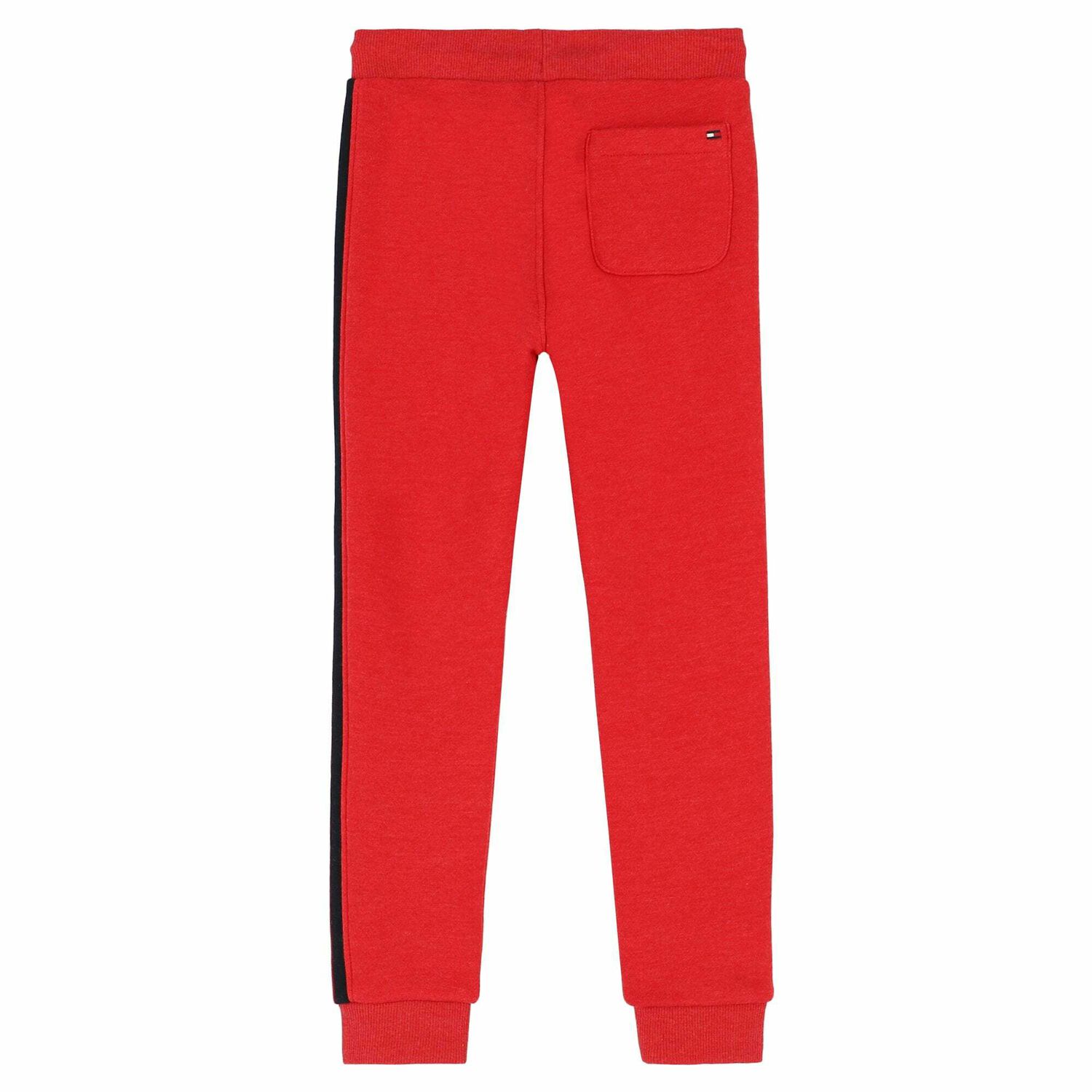 Boys Red Cotton Joggers, 1, hi-res
