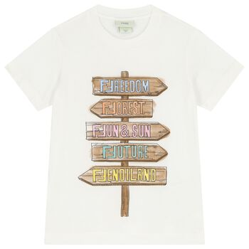 Ivory Signage T-Shirt