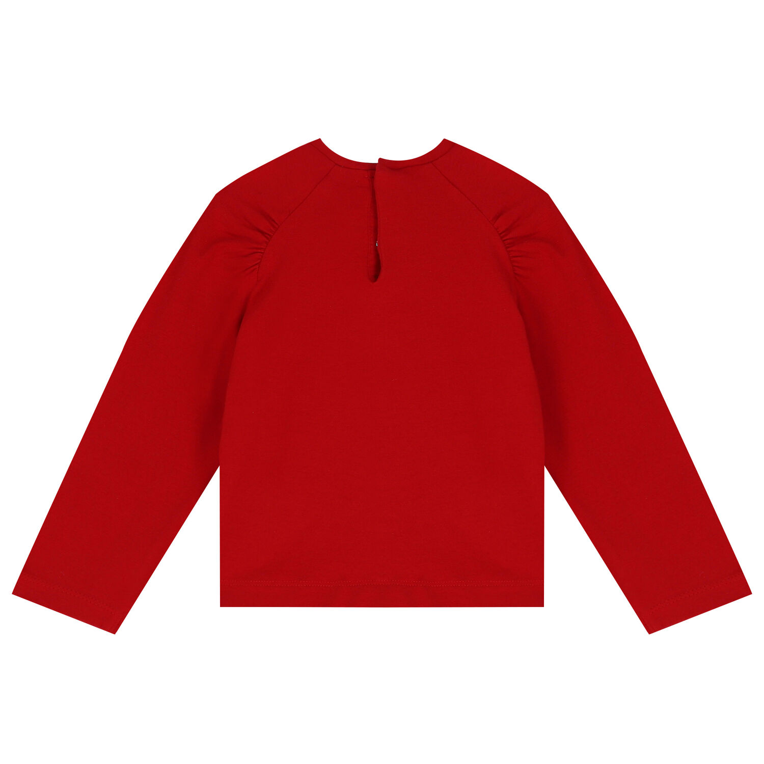 Younger Girls Red Balloon Long Sleeve Top, 1, hi-res