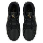 Black & Gold Air Jordan 1 Low Flyease Trainers, 1, hi-res