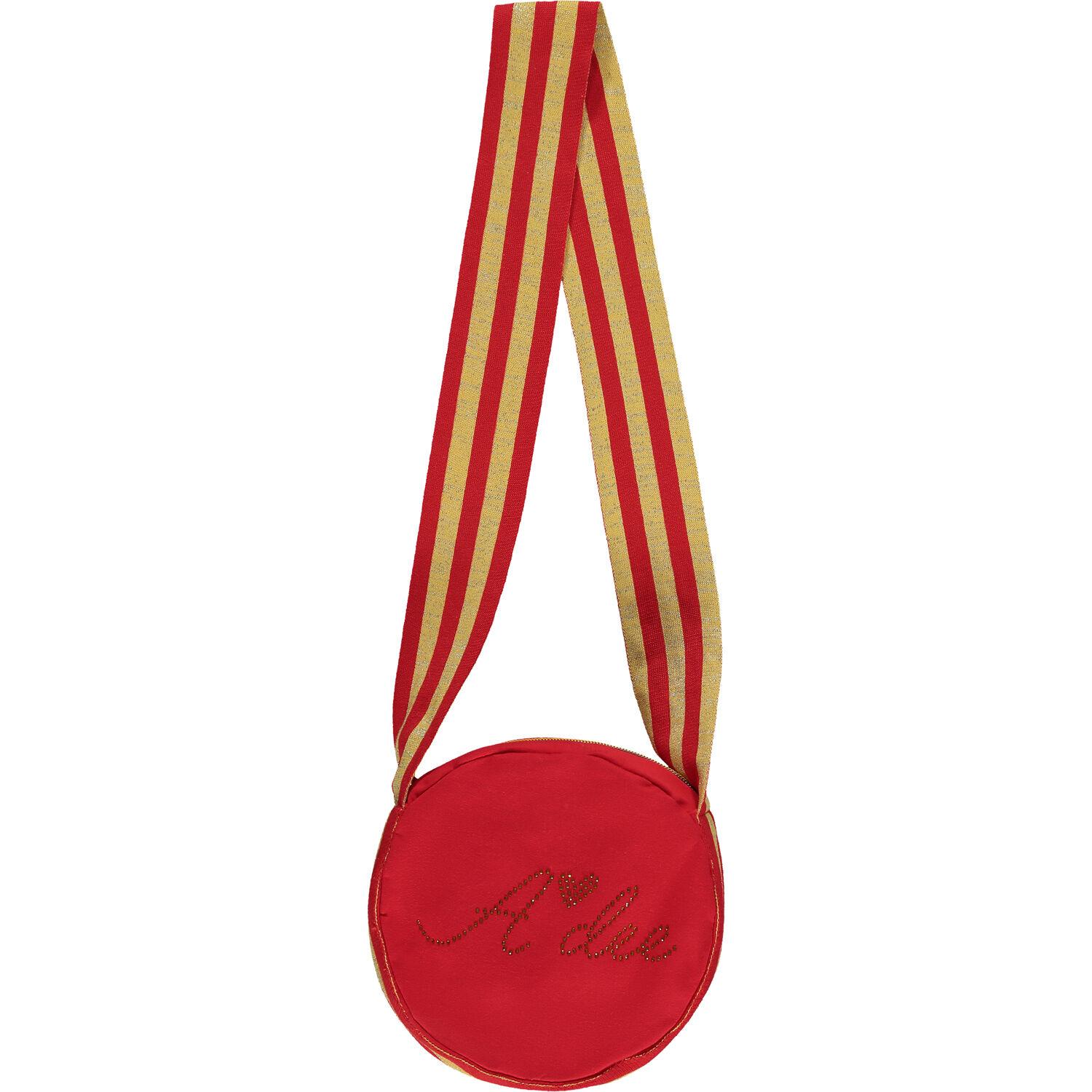 Girls Red & Gold Sequins Crossbody Bag, 1, hi-res image number null