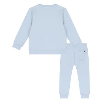 Baby Boys Blue Logo Tracksuit